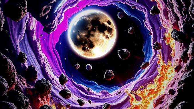 Bahnbrechende Entdeckung: Der Mond bildet sich in nur 5 Stunden - BlauBahn