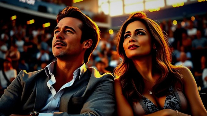 Brad Pitt und Ines de Ramon schauen gemeinsam das offene Finale in den USA Profi-Tennisspieler und Fans haben noch den Atem anhält, beweist dieses Paar, dass Liebe und Glamour auch abseits des Rampenlichts geschrieben werden. Mit ihren Masten, ihrer natürlichen Kunst und ihrer prominenten Präsenz rü - BlauBahn