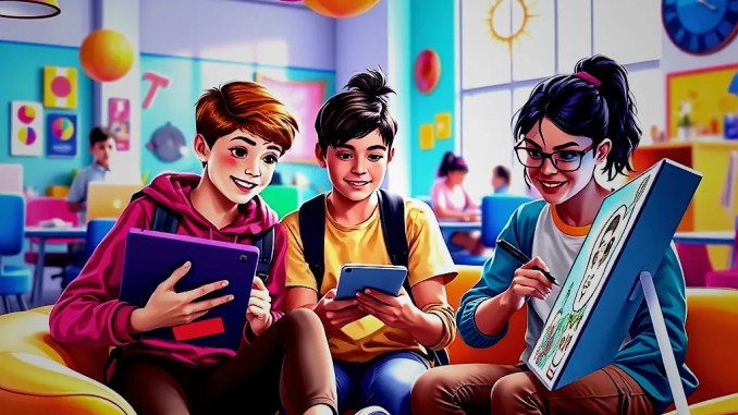 Digitale Bearbeitung für Kinder: Inhalte für 15- bis 18-Jährige werden getrennt - BlauBahn