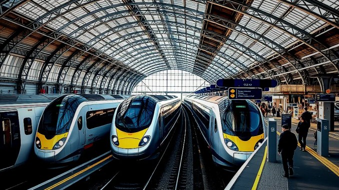 Moderne Modernisierung der britischen Eisenbahnen im Wert von 60 Millionen Pfund - BlauBahn