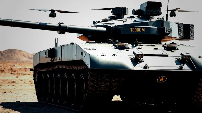 Neue Drohnenschutzkits für T-80BVM aus Russland - BlauBahn