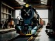 New York Central 3001 Lokomotiv für die Restaurierung angekommen in der Werkstatt - BlauBahn