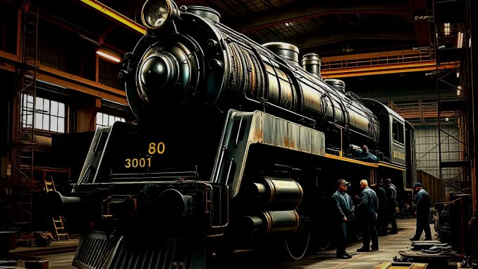 New York Central 3001 Lokomotive: Restauro von Elkhart aus starten - BlauBahn