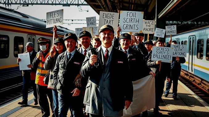 Polen Machinist Protest and Train Delays - BlauBahn