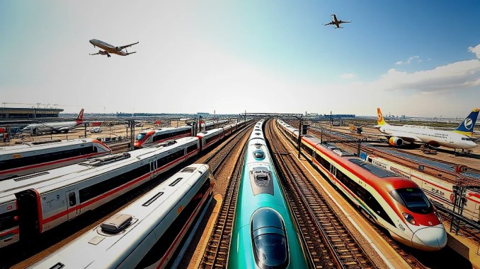 Rekorde im Schienen- und Luftverkehr während des Sommerzeit in China - BlauBahn