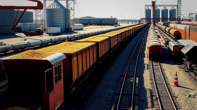 Tägliche Erhöhung der Zusatzgebühr für Getreideverkehr auf der Bahn in den USA auf 48 Cent festgelegt - BlauBahn