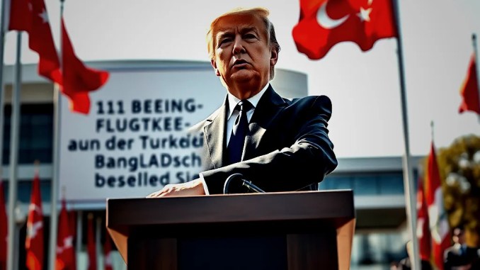 Trump kündigt an: 111 Boeing-Flugzeuge aus der Türkei und Bangladesch bestellt - BlauBahn