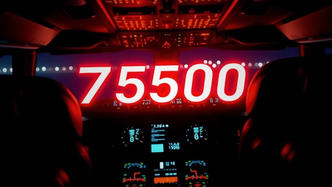 Was bedeutet der Code 7500 im Flugverkehr? - BlauBahn