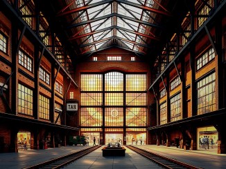 Alte Eisenbahnwerkstätten in Frankreich werden zu Kulturzentren umgebaut - BlauBahn