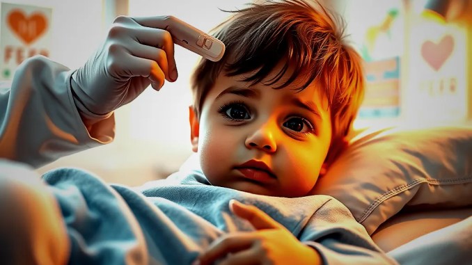 Drei Krankheiten bei Kindern, die Fieber als Symptom zeigen - BlauBahn