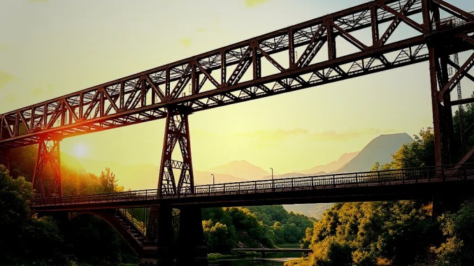 Eine neue Ära in der amerikanischen Eisenbahngeschichte: 35,5 Millionen Dollar Investition für die 121-jährige Brücke Escatawpa-Übergangskonstruktion zu modernisieren. 105 Projekt mit insgesamt 2,34 Milliarden US-Dollar. Ziel ist es, die Robustheit, Kapazität und Sicherheit der Eisenbahnnetze zu erh - BlauBahn