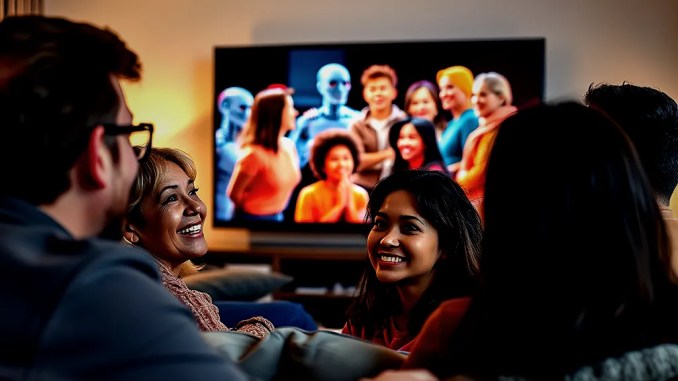 Emotionale Erlebnisse mit Künstlicher Intelligenz in der Live-Show auf dem Fernseher - BlauBahn