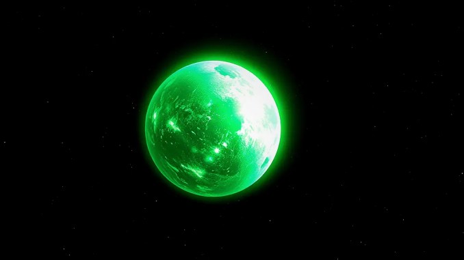 Entdeckung eines grünen weißen Zwergsterns in 65 Lichtjahren Entfernung - BlauBahn