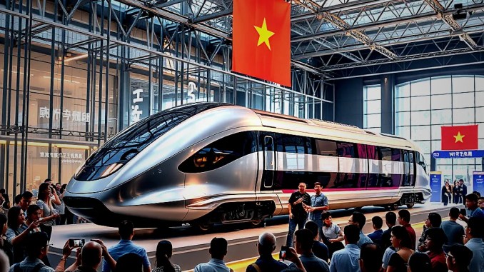 Eröffnung der Modernen Bahntechnologie-Ausstellung in Vietnam - BlauBahn