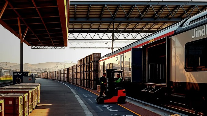 Jahresziel: 60.000 Einheiten für das Júndiz-Bahnterminal in Spanien - BlauBahn