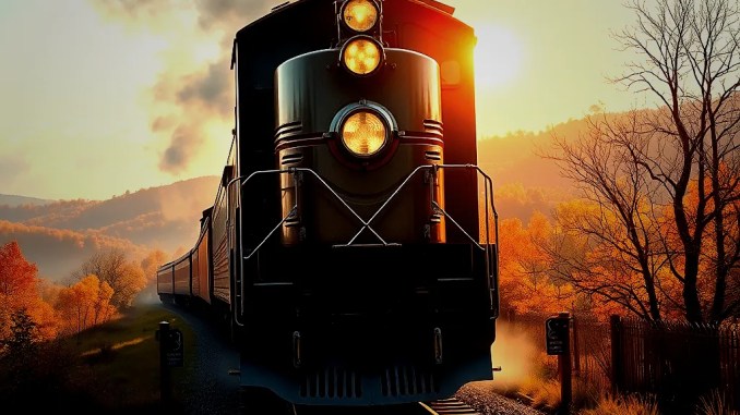 Second Daily Voyage Start Date on the Pennsylvanian Line 18. November - BlauBahn