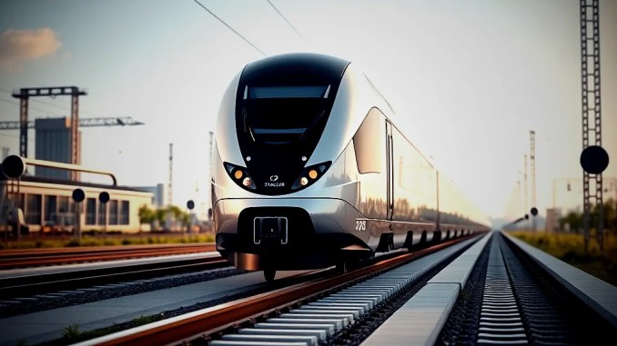 Stadler's Erstes Breitbahn-Wasserstoffzug im Testeinsatz - BlauBahn