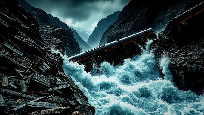 Zugunfall in Kroatien: 11 Waggons stürzen in den Abgrund - BlauBahn